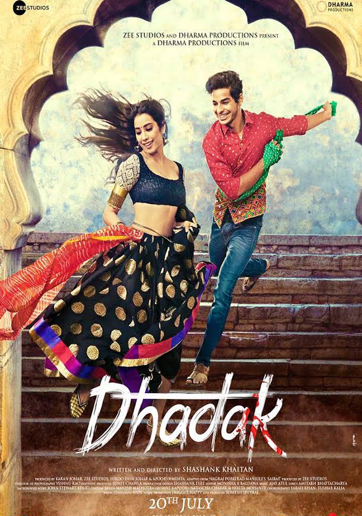 Dhadak streaming where to watch movie online?